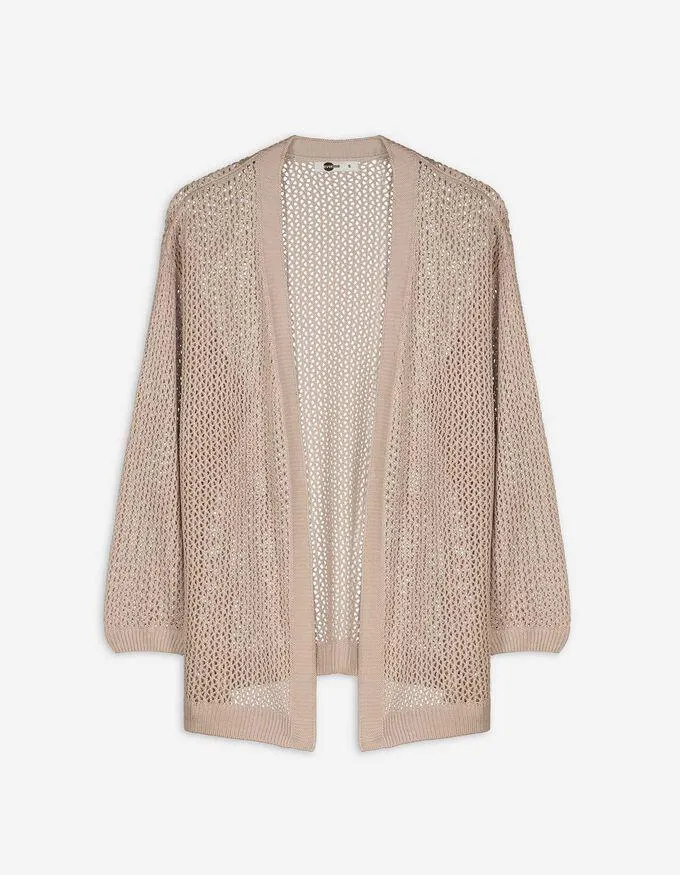 Kardigán - Perforált kötött