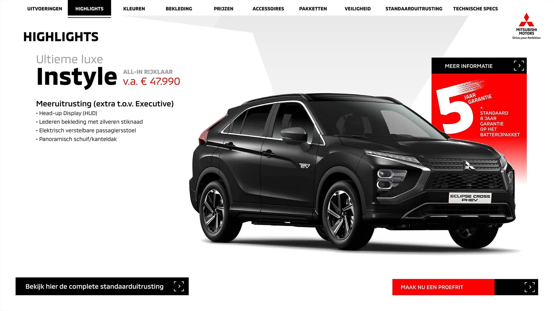 Mitsubishi Eclipse PHEV folder van 8 januari tot 8 januari 2024 - Folder pagina 7