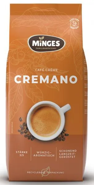 Minges Café Cremano ganze Bohne 1 kg