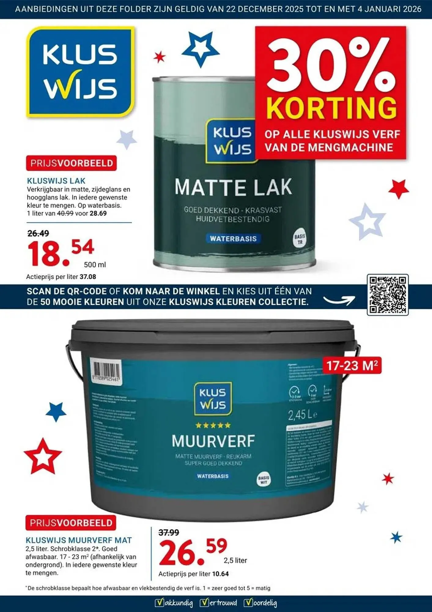 Kluswijs folder van 22 december tot 4 januari 2026 - Folder pagina 1