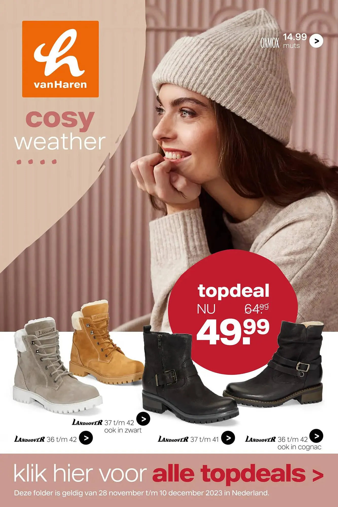vanHaren folder van 28 november tot 10 december 2023 - Folder pagina 1