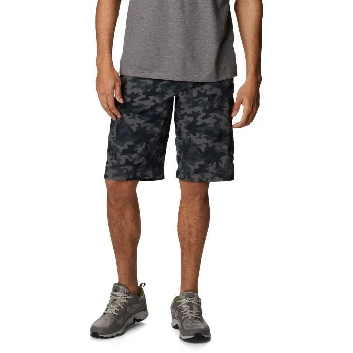 Columbia Silver Ridge Printed Cargo short heren black mod camo