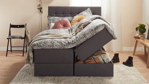 Opbergboxspring Ted met topper Luxe HR