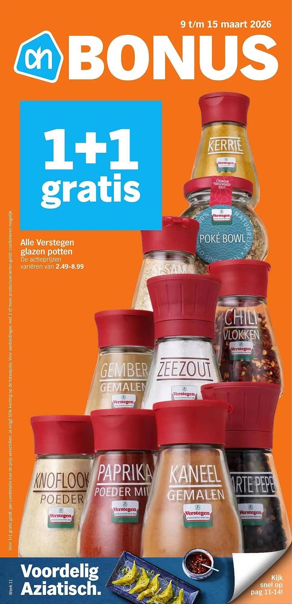 AH XL folder van 9 maart tot 15 maart 2026 - Folder pagina 1