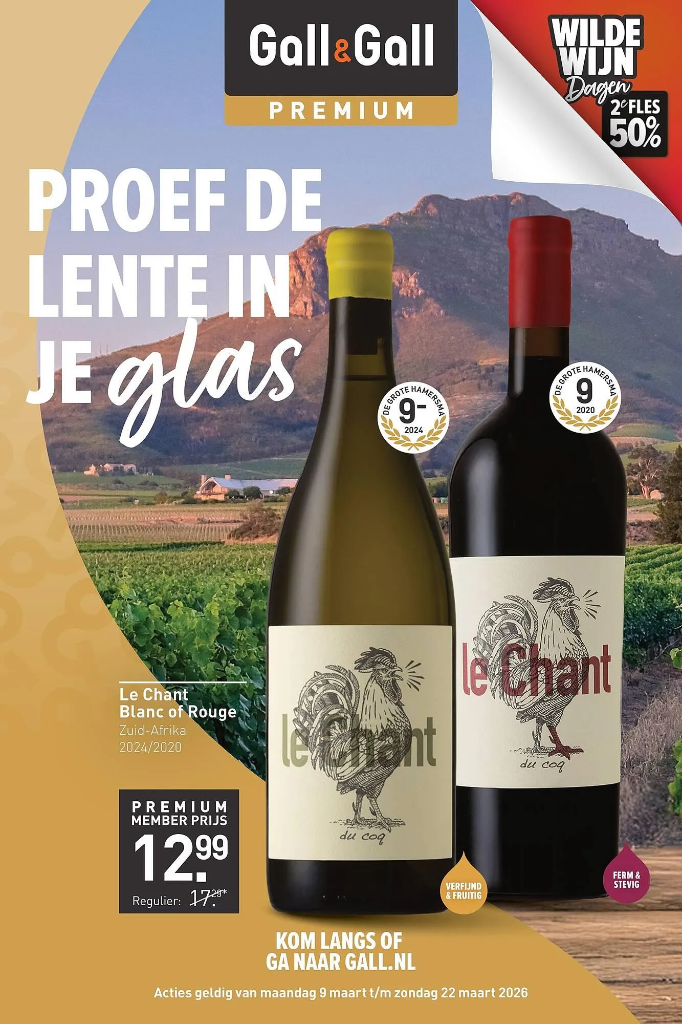 Gall & Gall folder van 9 maart tot 22 maart 2026 - Folder pagina 1