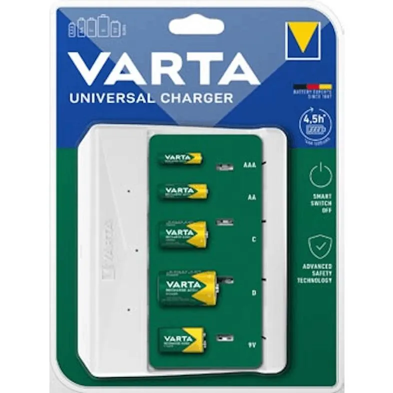 Varta batterijlader Universal Charger, op blister