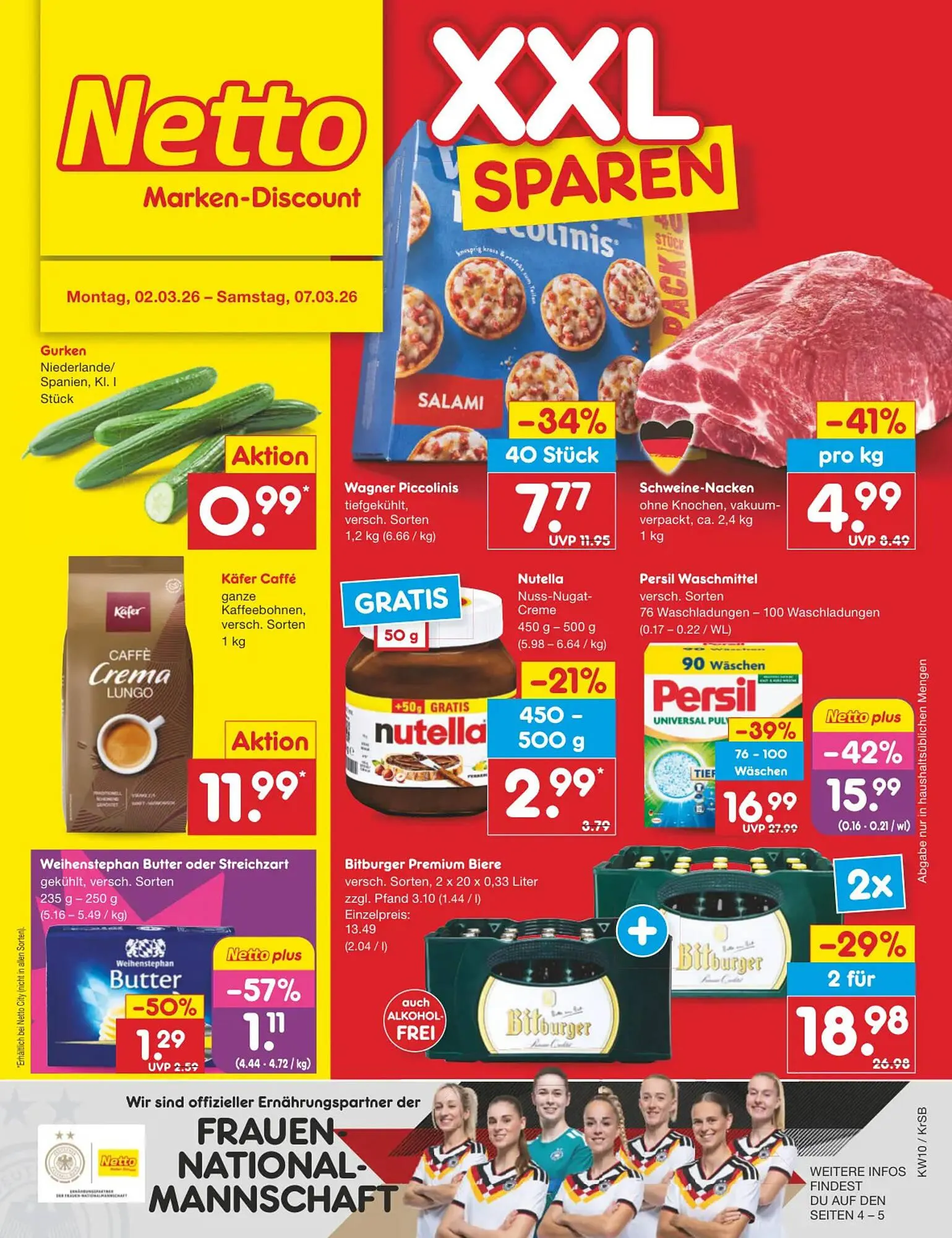 Netto Marken-Discount DE folder van 2 maart tot 7 maart 2026 - Folder pagina 1
