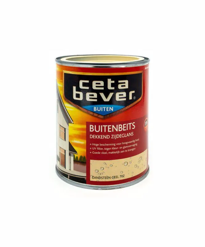 CetaBever Buitenbeits Dekkend Zandsteen Geel 702