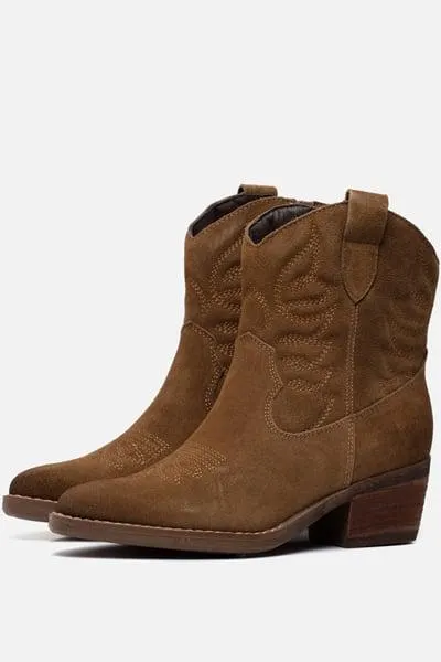 Cellini Cowboylaarzen cognac Suede