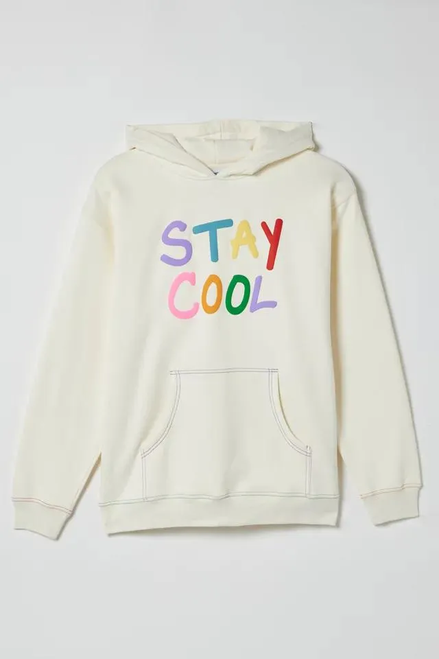 STAYCOOLNYC UO Exclusive Puff Print Hoodie Sweatshirt