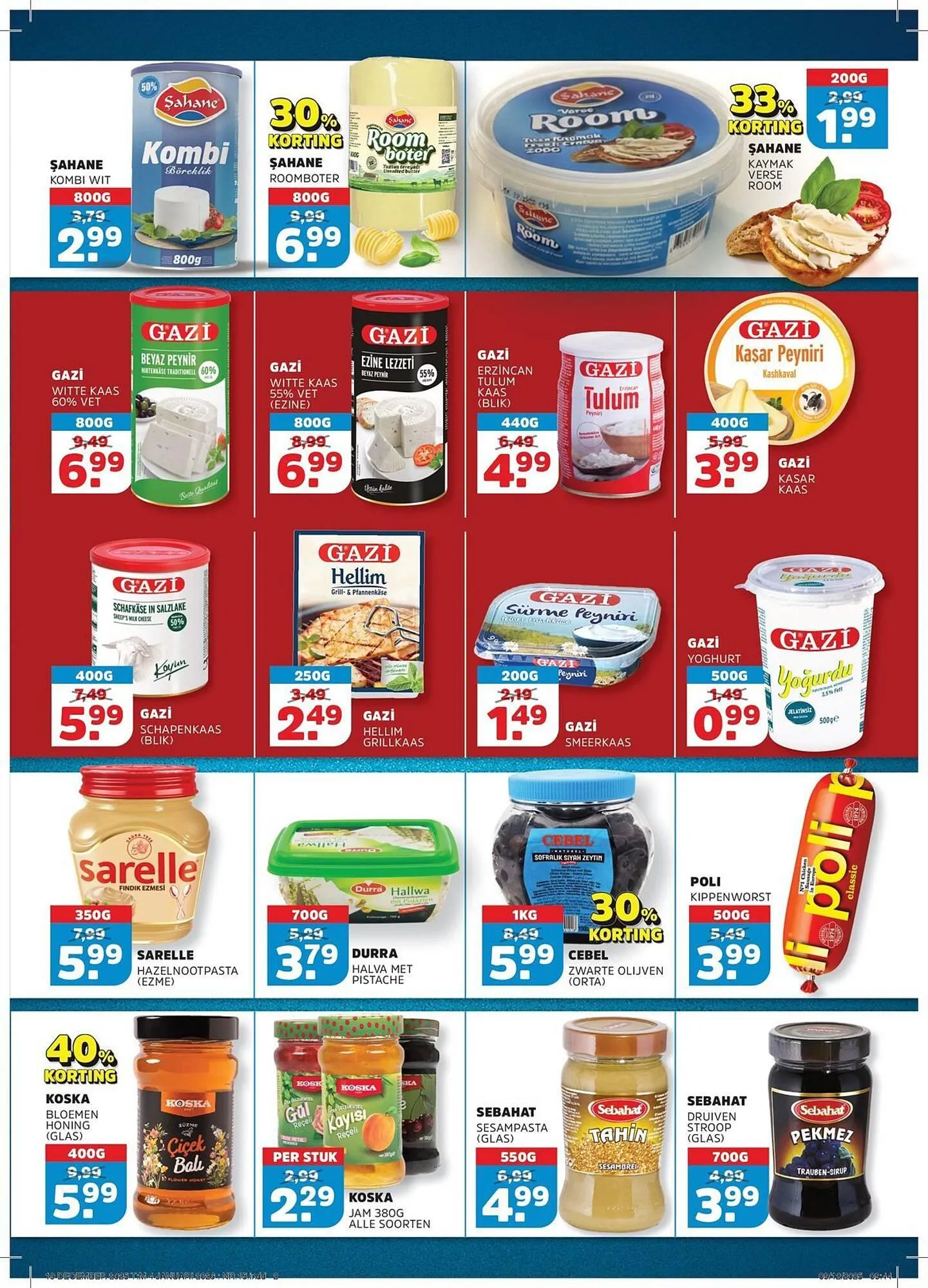 Sahan Supermarkten folder van 19 december tot 4 januari 2026 - Folder pagina 2