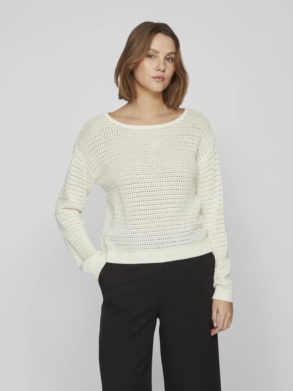 VIBELLISINA Pullover - Egret