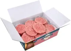50 stuks Sappige Rundvlees Hamburgers 100g