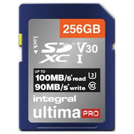 Integral Secure Digital kaart 256GB SDXC V30