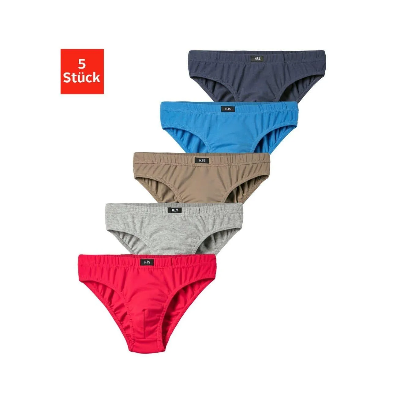 H.I.S Slip voor jongens, prettige basic voor elke dag (set, 5 stuks)