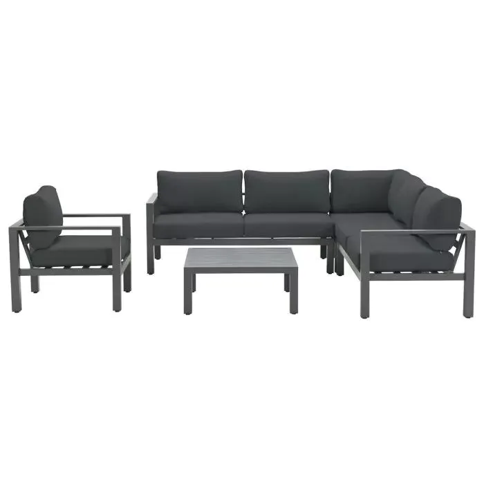 Fora loungeset 5-delig - mystic grijs