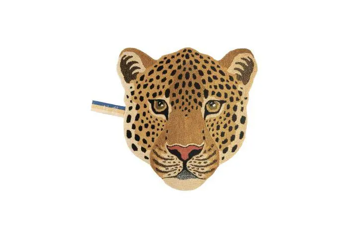 Vloerkleed Himani Leopard Head