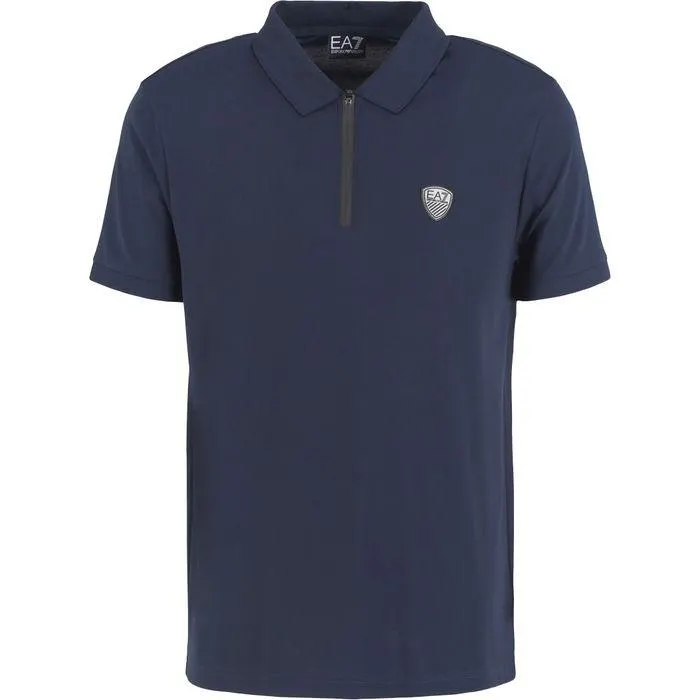 Train Premium Shield polo heren blue