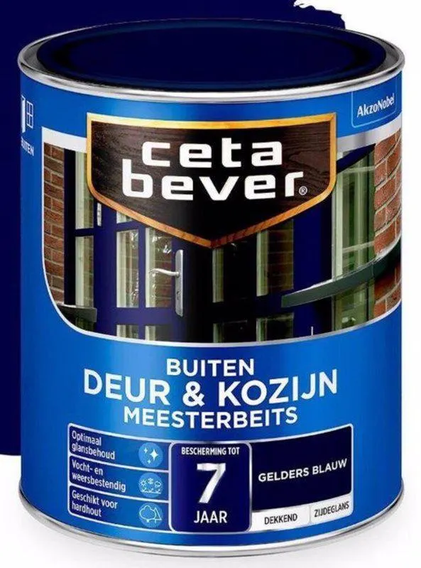 CetaBever Deur & Kozijn Meesterbeits Dekkend Gelders Blauw