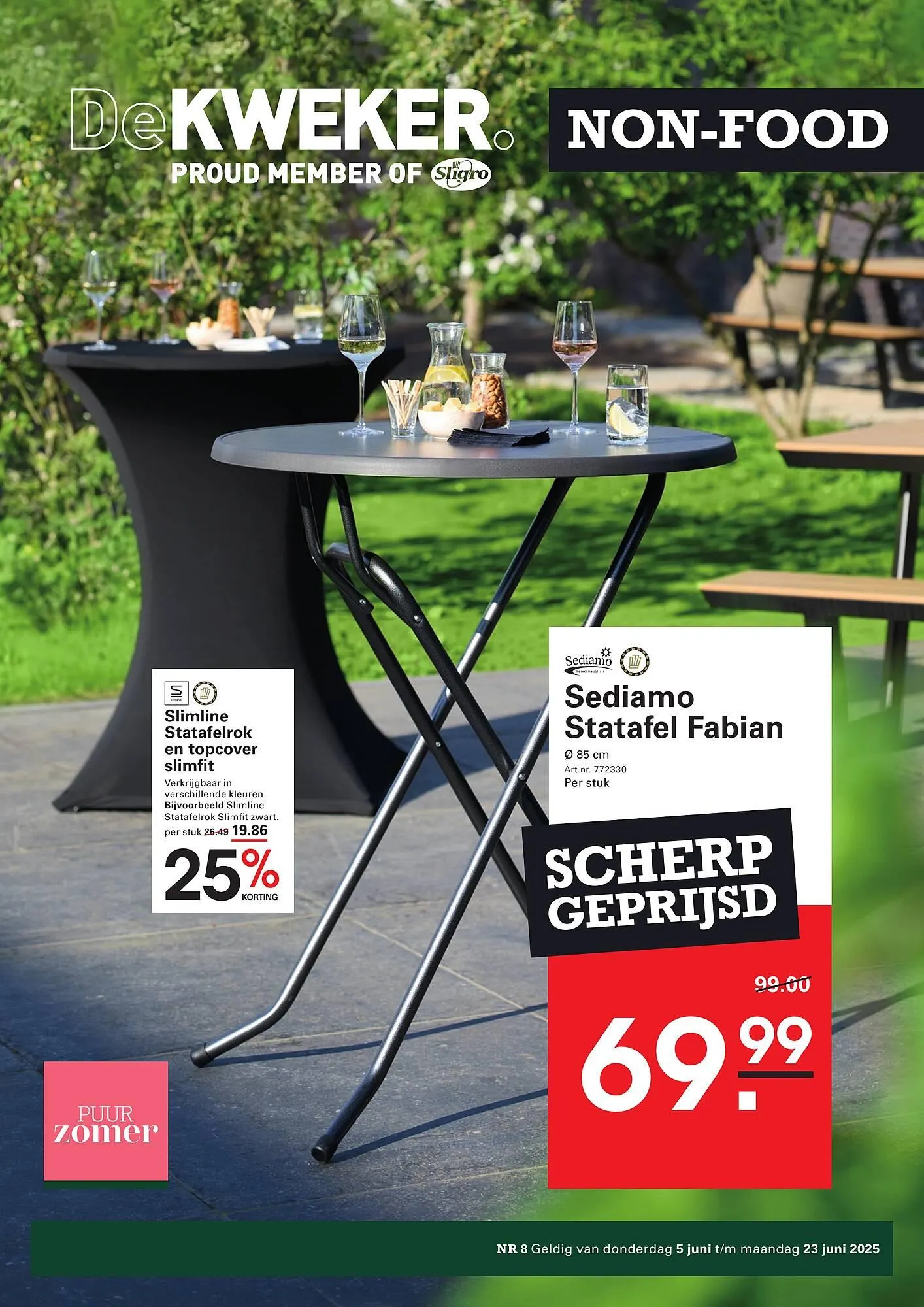 De Kweker folder van 5 juni tot 23 juni 2025 - Folder pagina 1