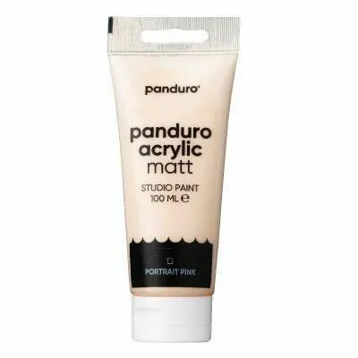 Panduro acrylverf mat - 100 ml - zalm