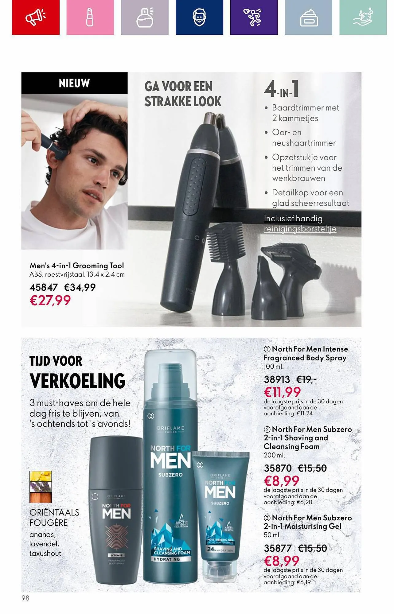 Oriflame folder van 12 september tot 3 oktober 2023 - Folder pagina 98