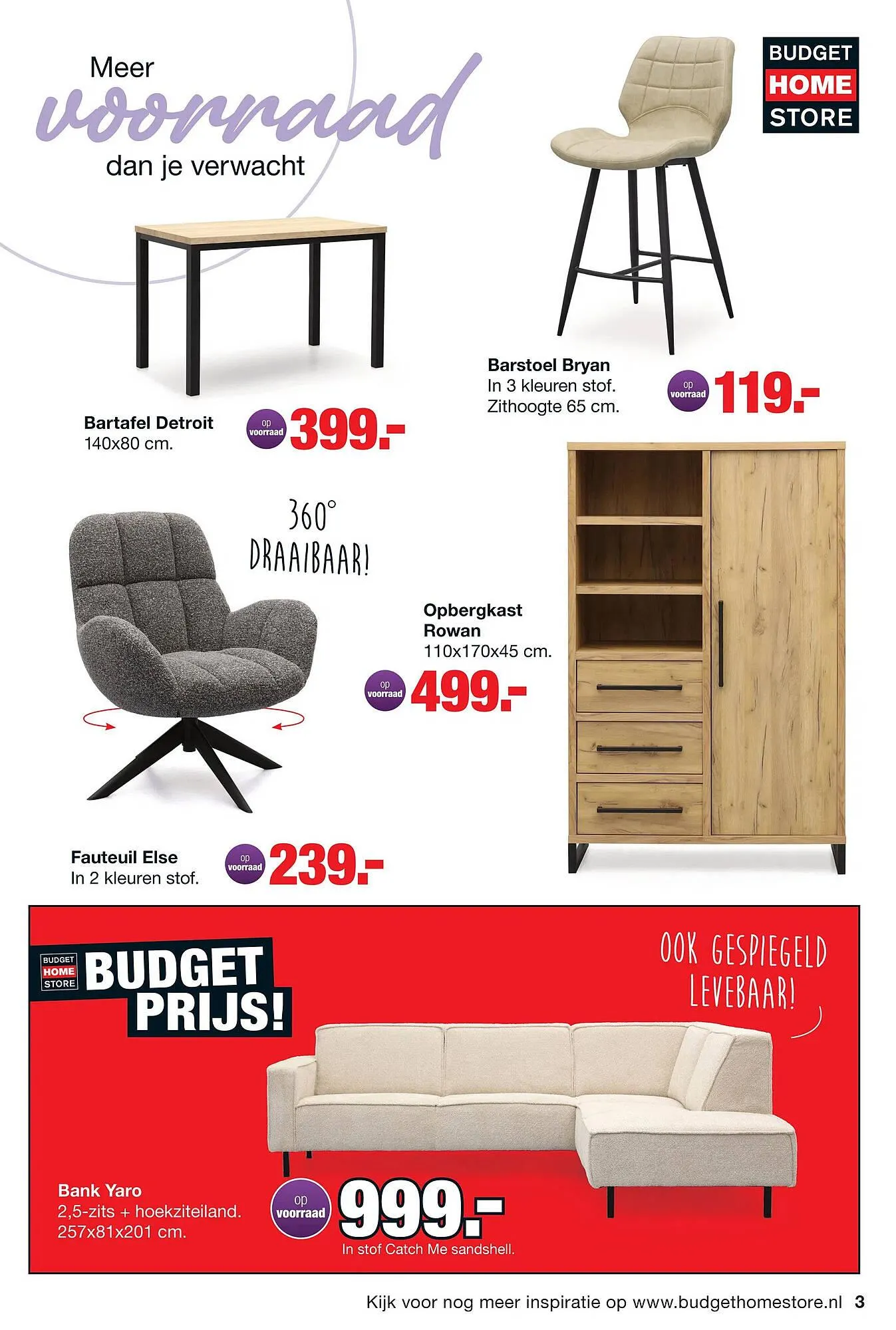 Budget Home Store folder van 20 juli tot 7 september 2025 - Folder pagina 3