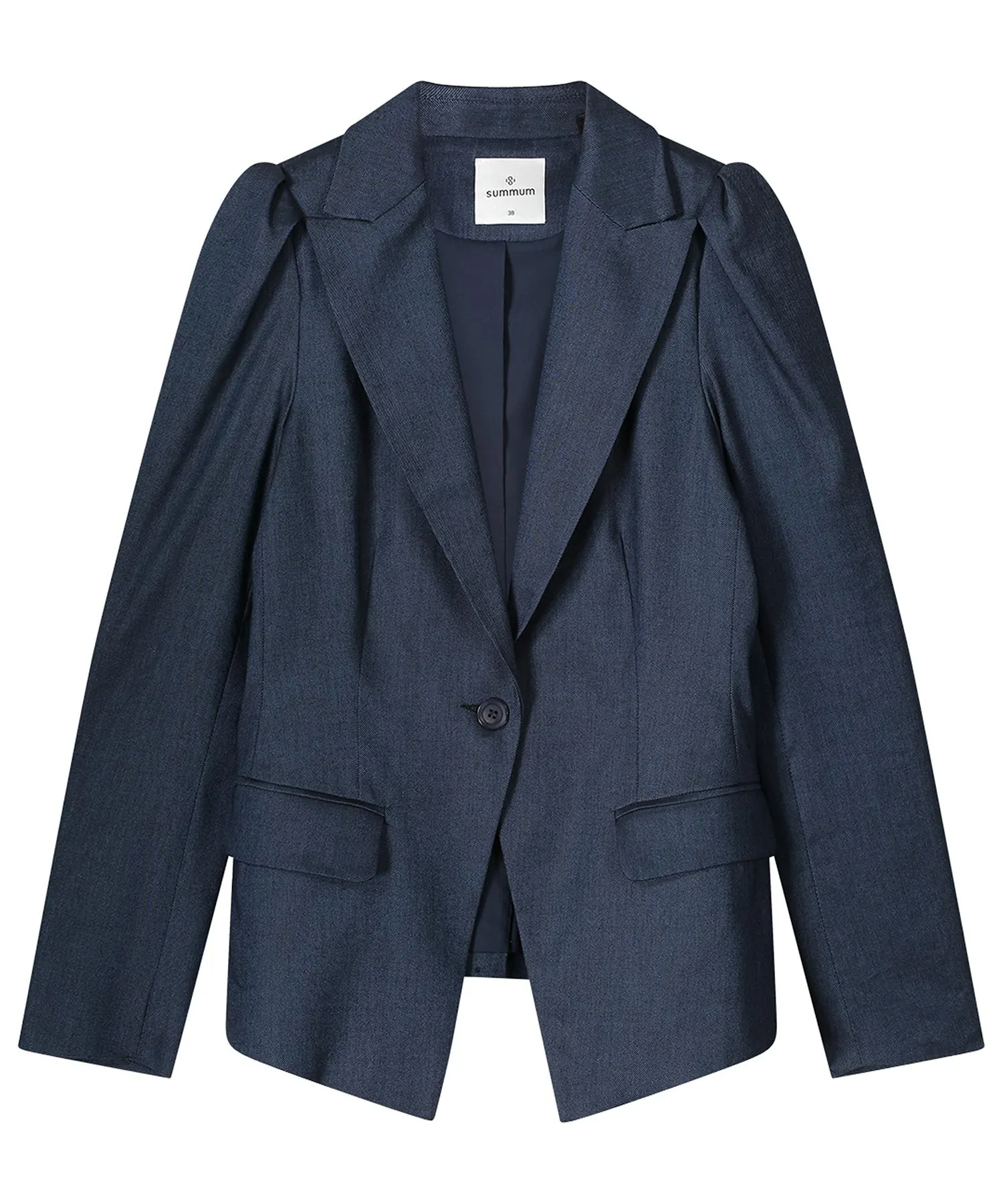 Summum linnenmix blazer denimlook