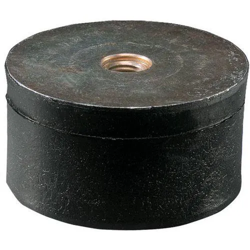 Universele trillingdempende steun met 2 draadstangen - M10 schroefdraad