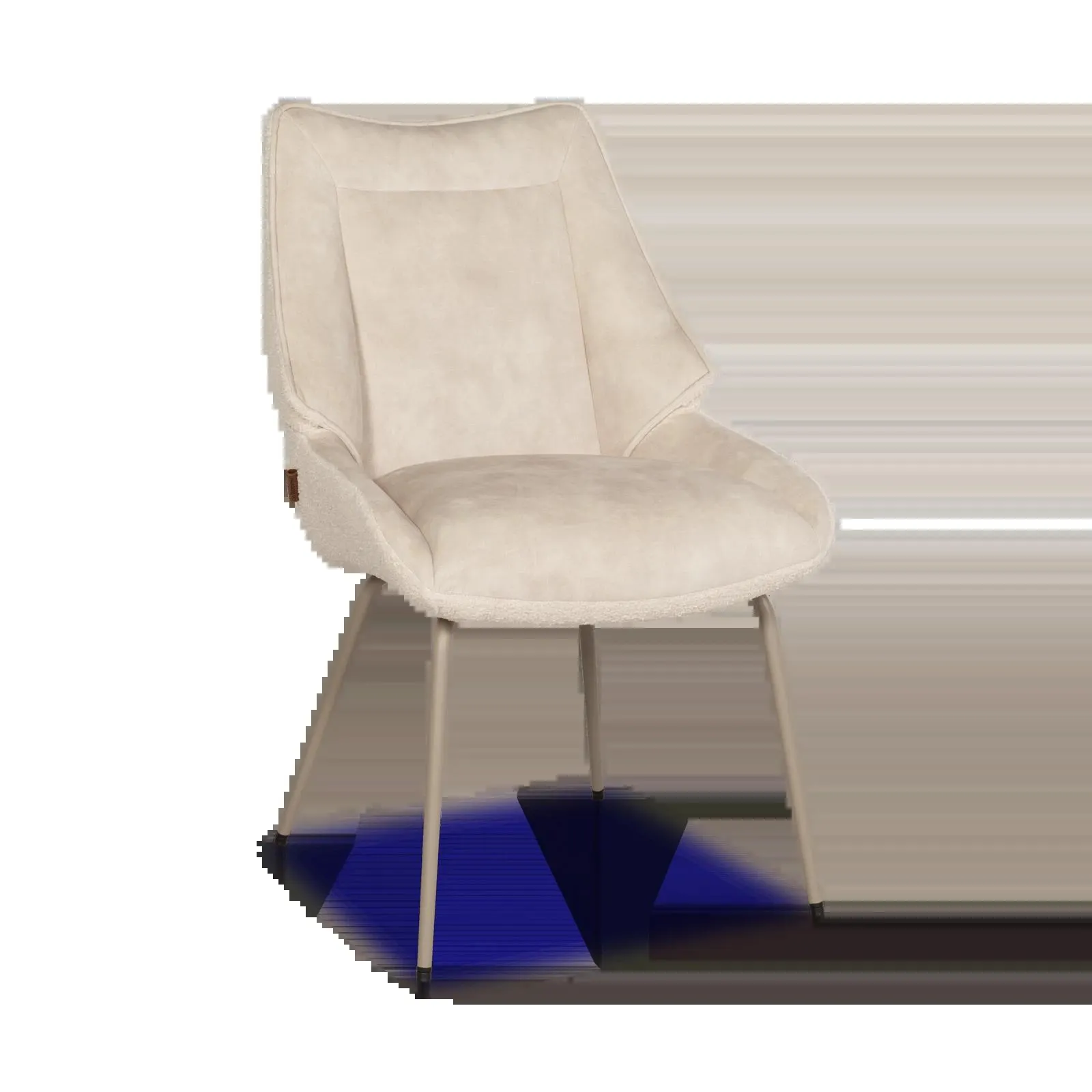 Eetkamerstoel Sabu - Adore Naturel/Teddy Ecru (OP=OP)