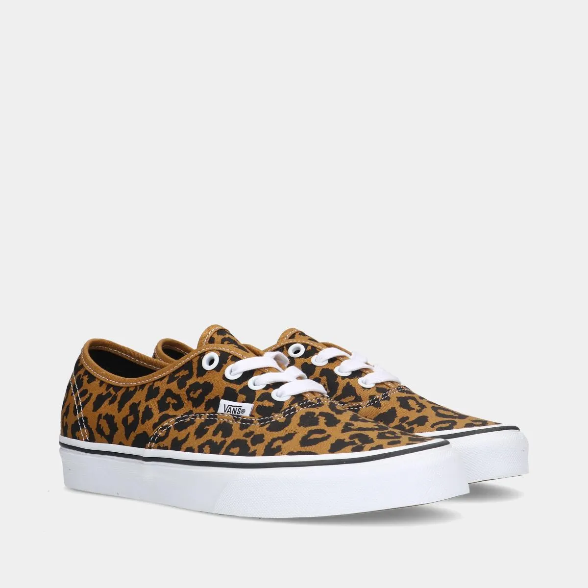 Vans Authentic Leopard Black/True White dames sneakers