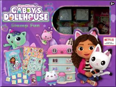 Gabby's Dollhouse stamp fun