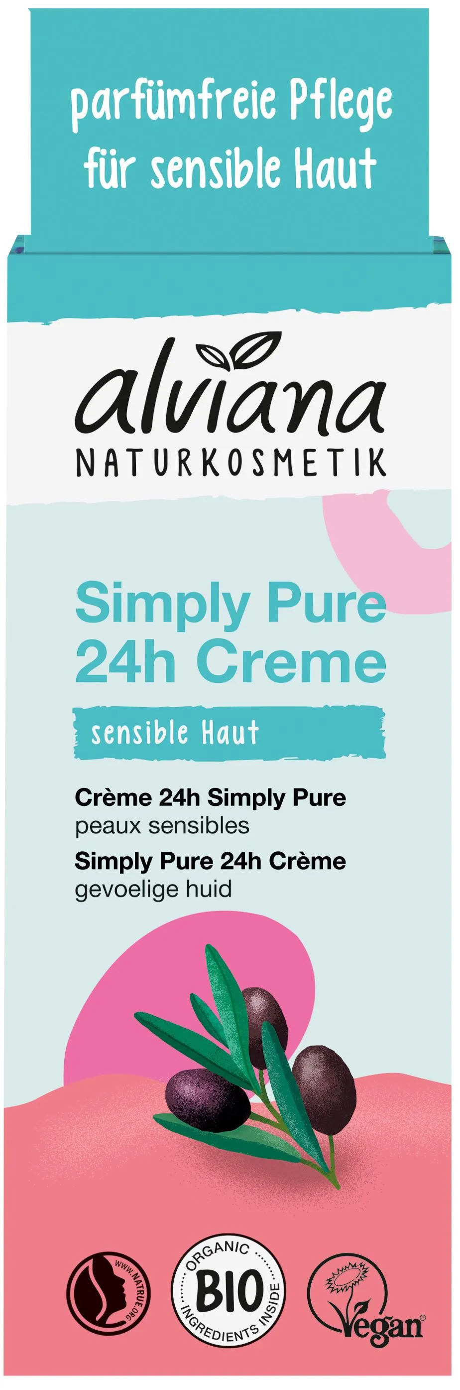 Alviana Simply Pure Bio 24h Crème 50ml