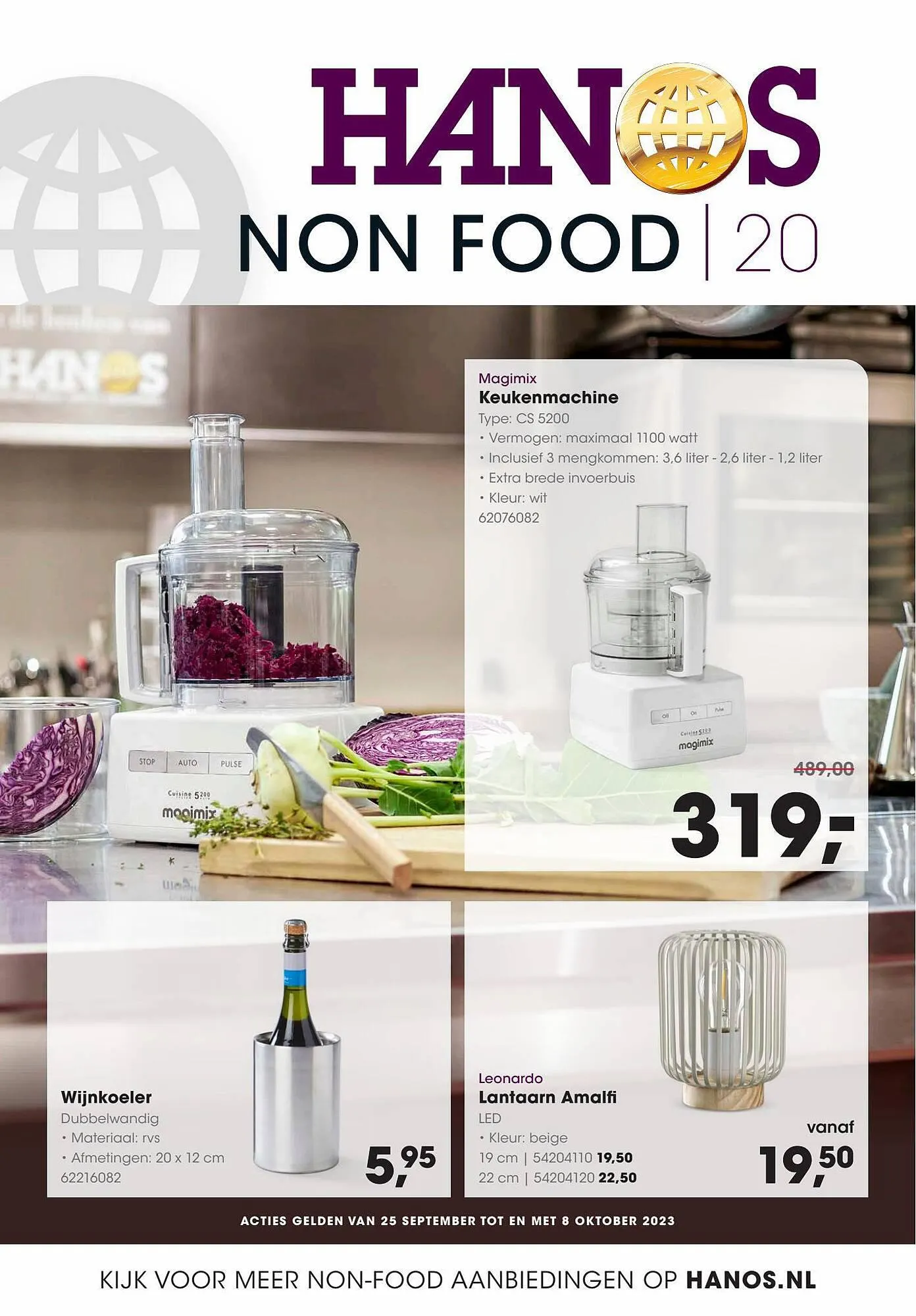 HANOS Non-Food folder van 25 september tot 8 oktober 2023 - Folder pagina 1