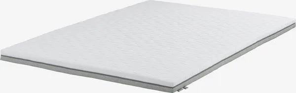 Top mattress 135x190cm WELLPUR BOKSELVI grey Double