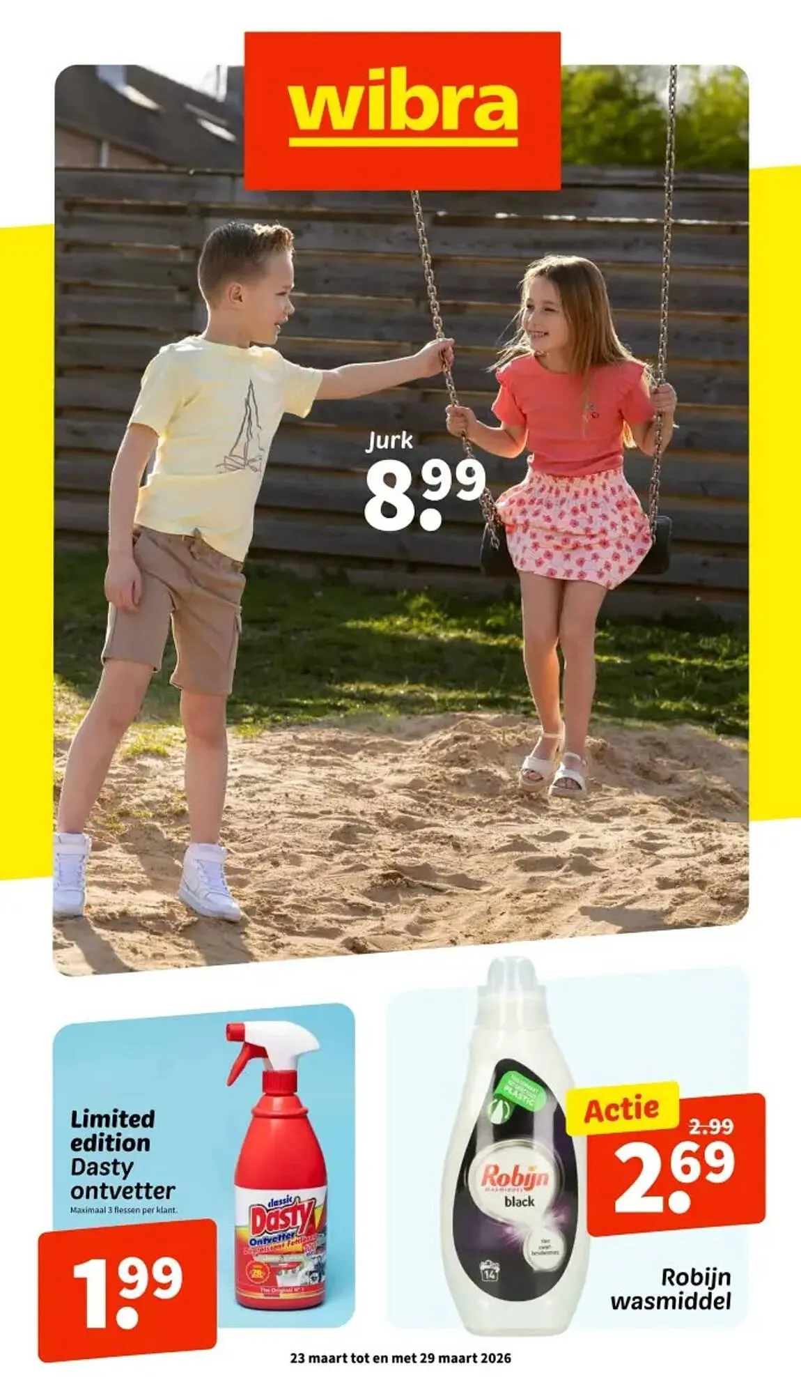 Wibra folder van 23 maart tot 29 maart 2026 - Folder pagina 1