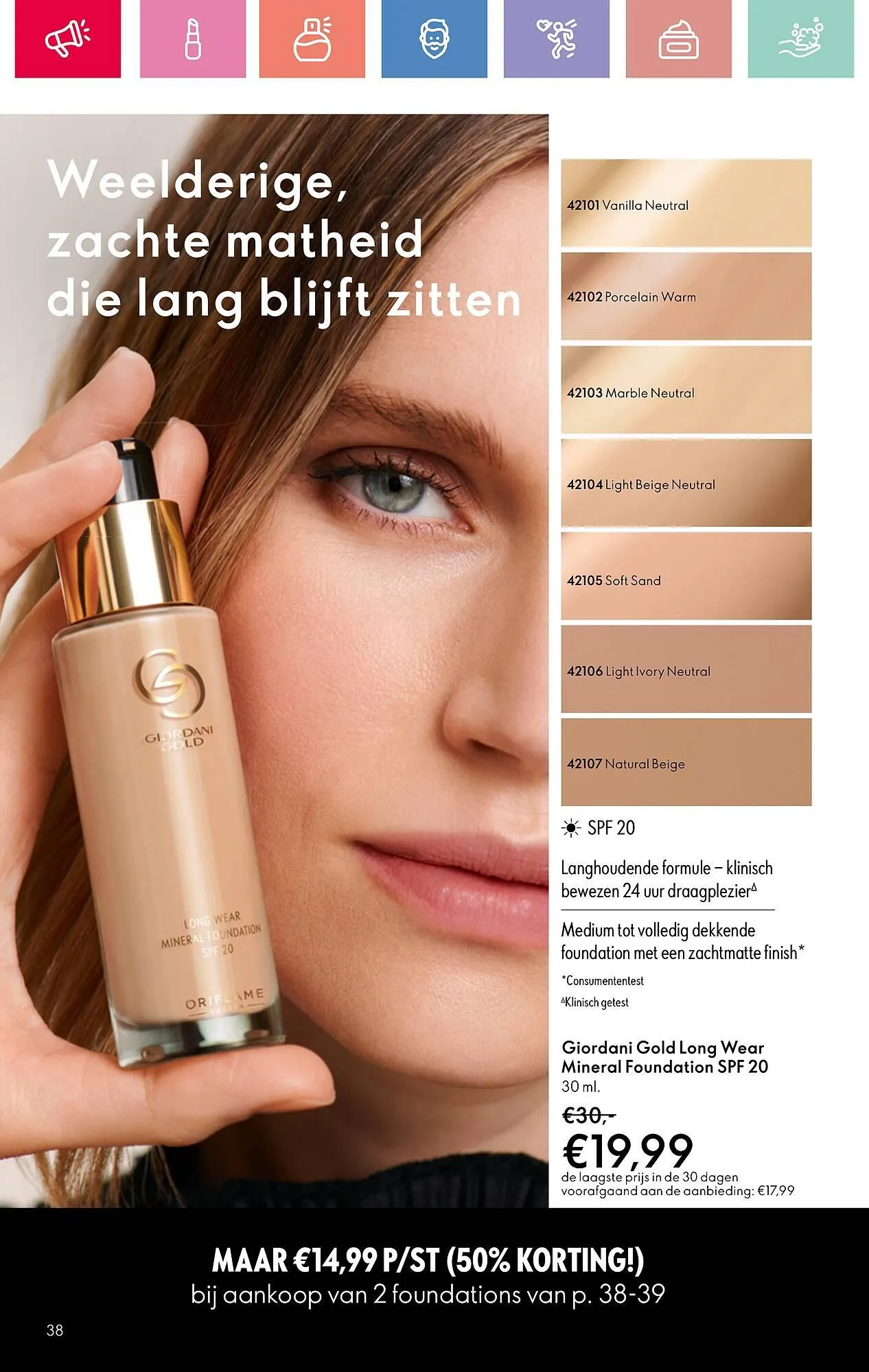 Oriflame folder van 13 juli tot 2 augustus 2025 - Folder pagina 38