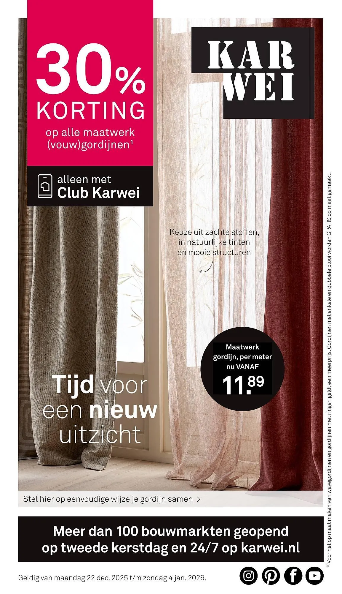 Karwei folder van 22 december tot 28 december 2025 - Folder pagina 1