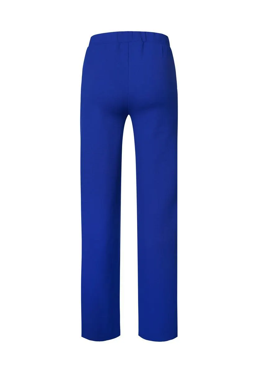 Broek wide leg blauw 32"