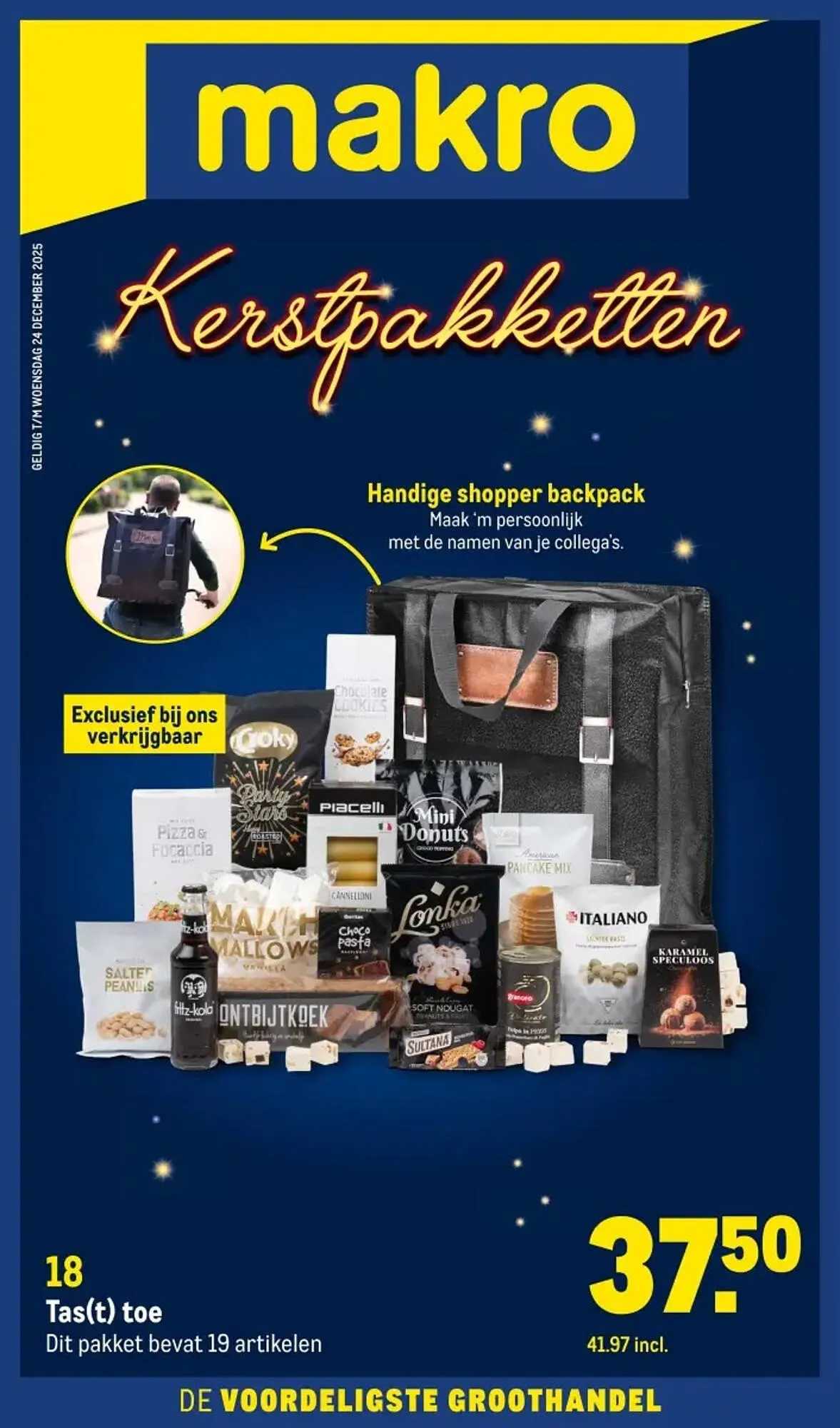 Makro folder van 19 november tot 24 december 2025 - Folder pagina 1