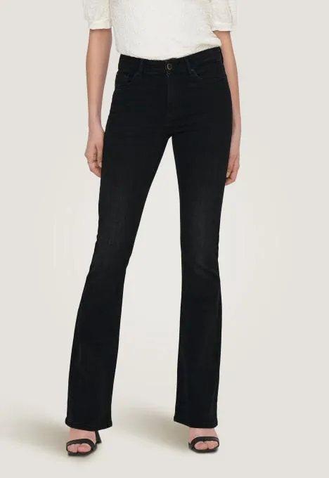 Blush Mid Flared Jeans