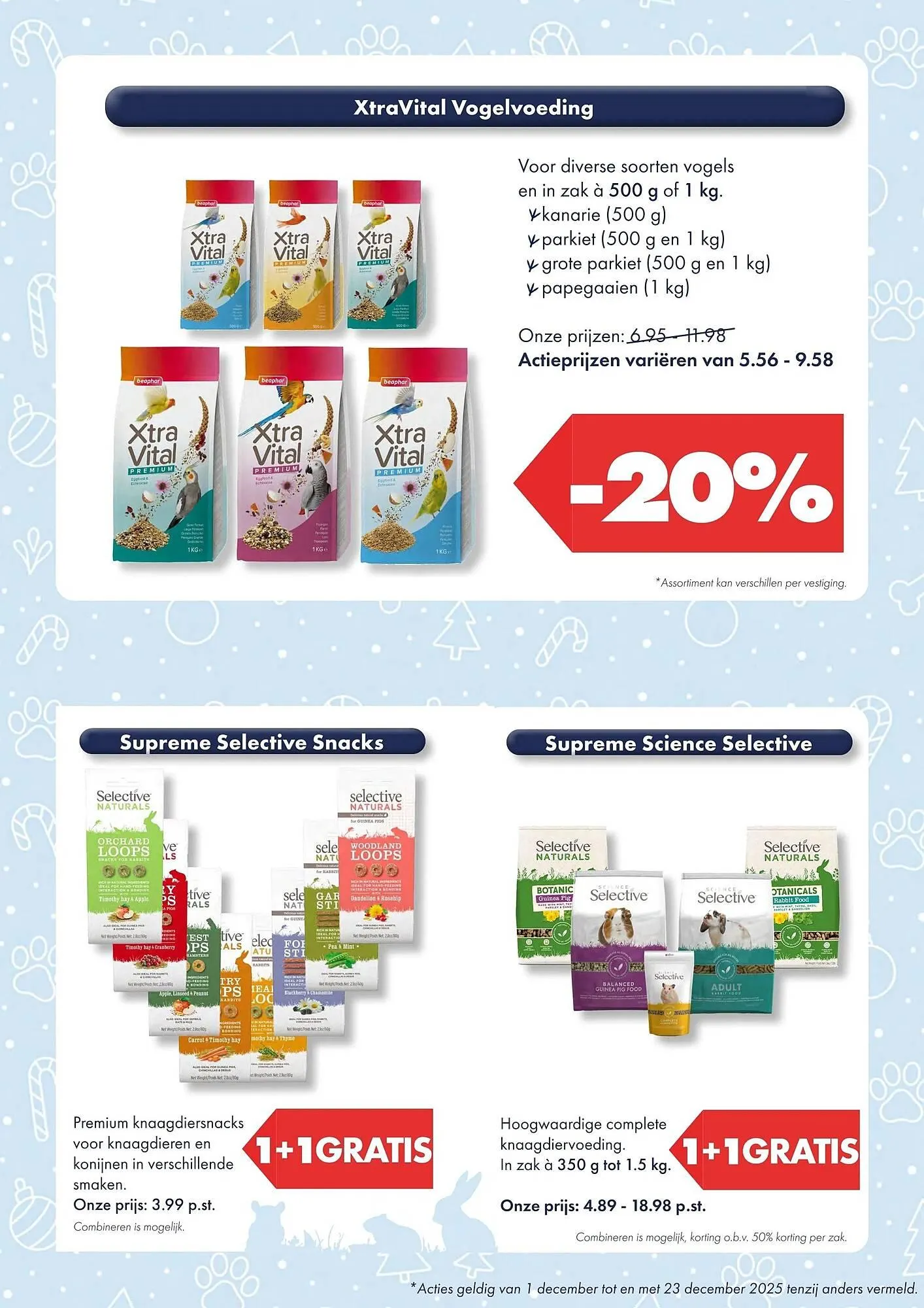 Huisdier Voordeelshop folder van 1 december tot 23 december 2025 - Folder pagina 12