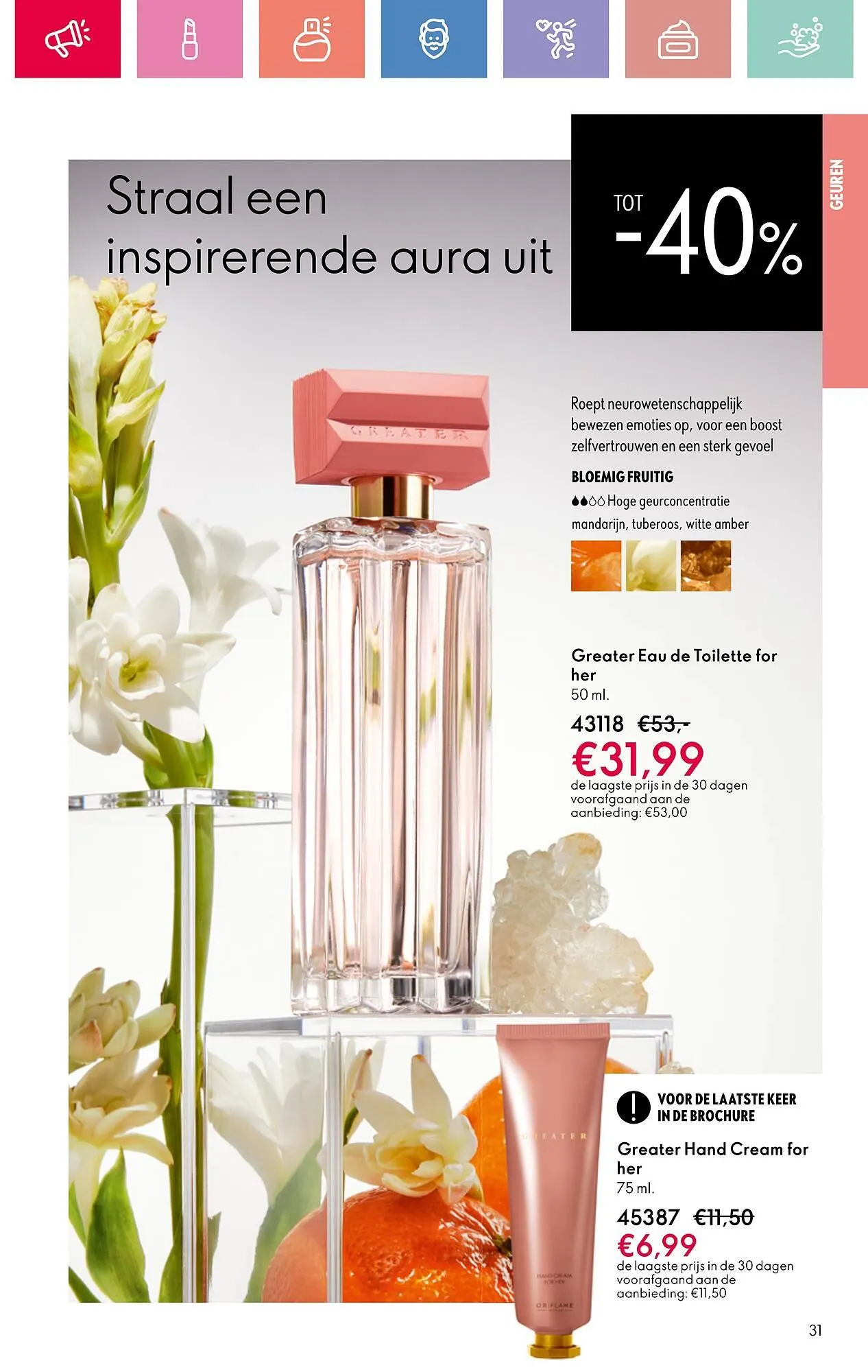Oriflame folder van 7 mei tot 10 mei 2025 - Folder pagina 31