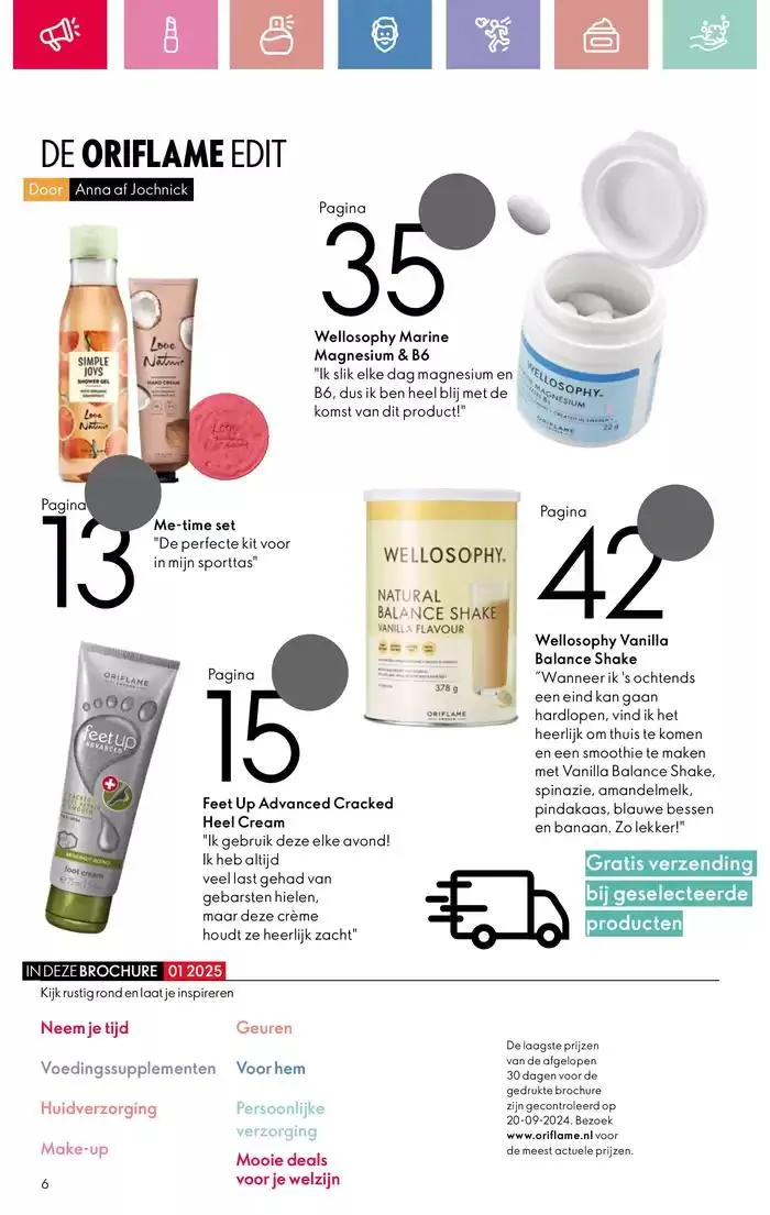 ORIFLAME folder van 5 januari tot 12 januari 2025 - Folder pagina 6