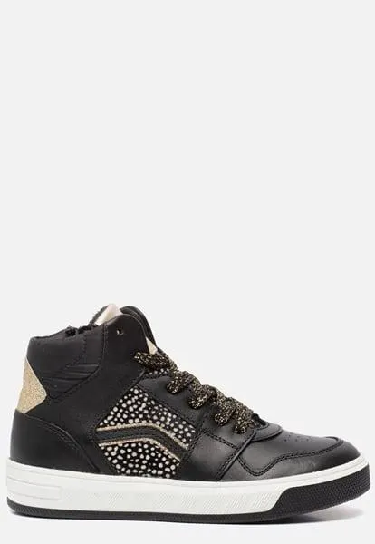 Muyters Sneakers zwart Leer