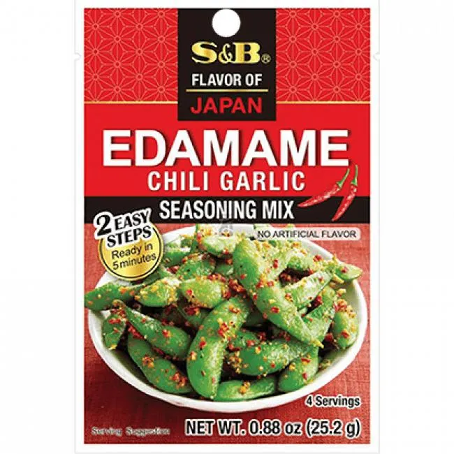 S&B Edamame Chili Knoflook Smaak Kruidenmix 25.2g