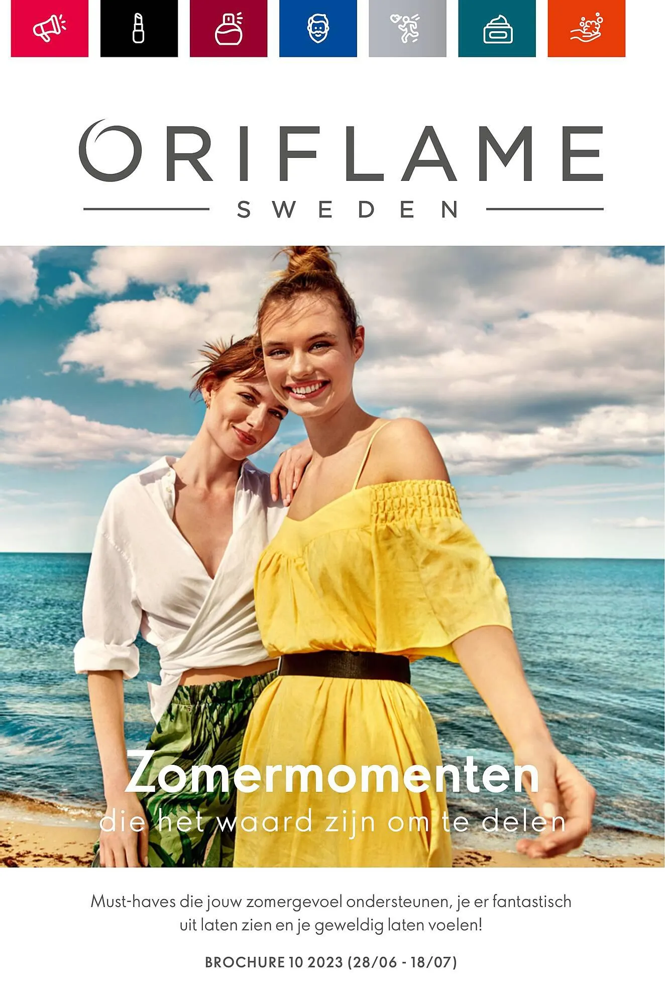 Oriflame folder van 28 juni tot 18 juli 2023 - Folder pagina 1