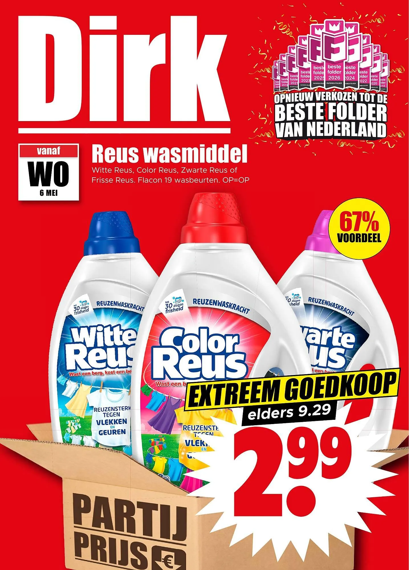 Dirk folder van 6 mei tot 12 mei 2026 - Folder pagina 1