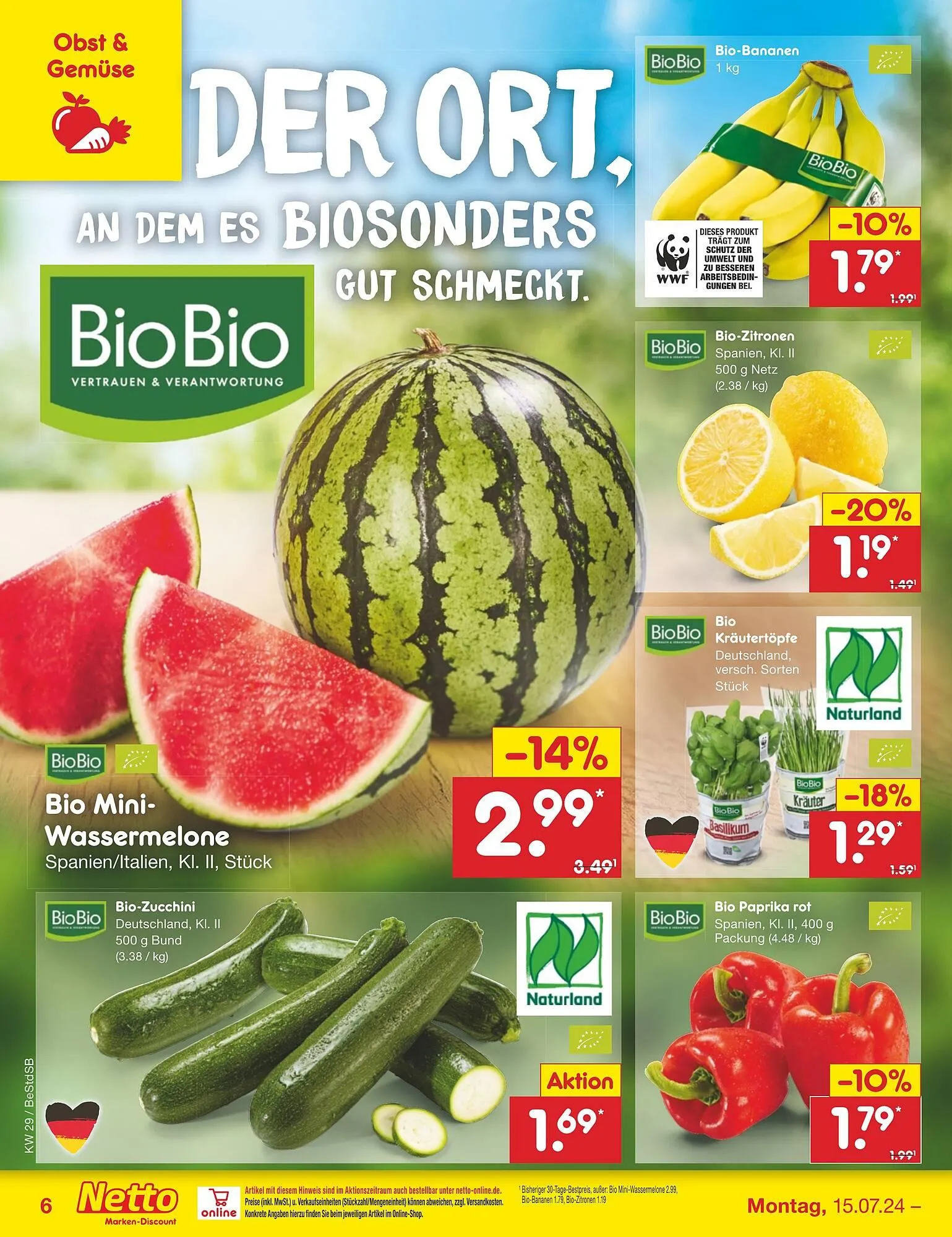 Netto Marken-Discount DE folder van 15 juli tot 20 juli 2024 - Folder pagina 6