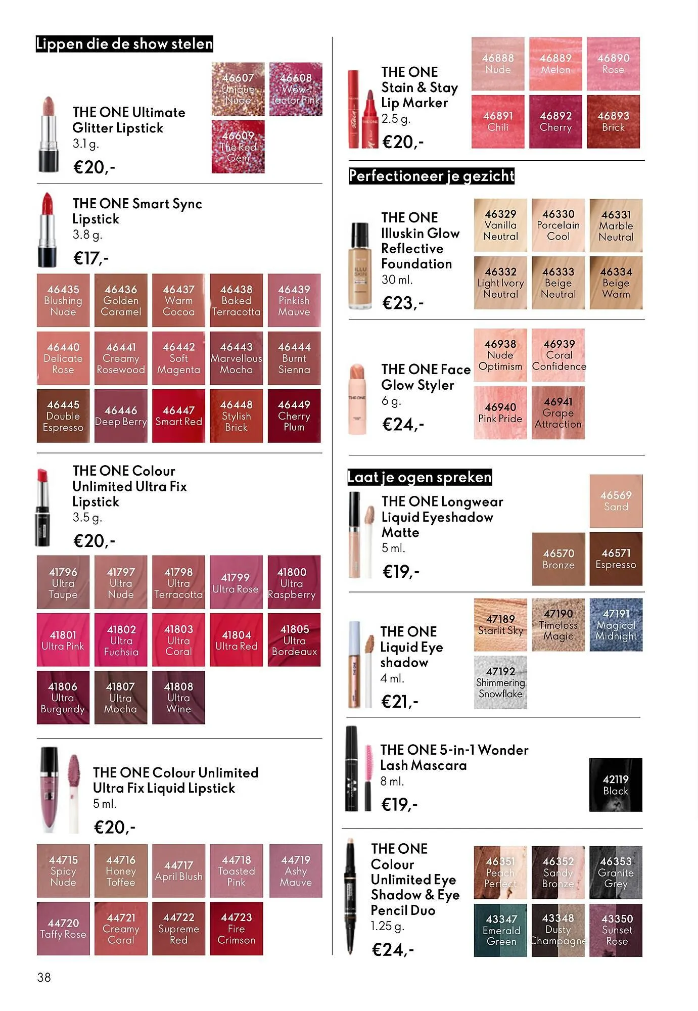 Oriflame brochure van 29 oktober tot 18 november 2025 - Folder pagina 38